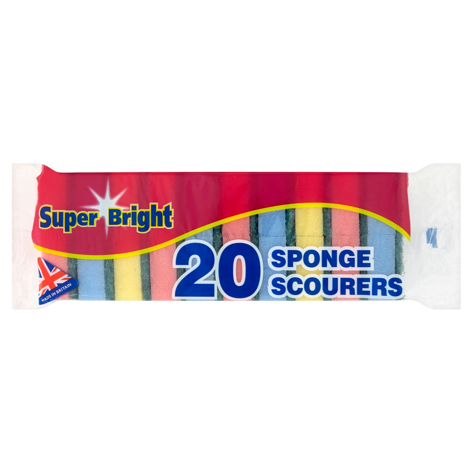 Superbright Sponge Scourers 20 Pack | Affordable & Durable - Product Image Superbright Sponge Scourers 20 Pack | Affordable & Durable - Product Image